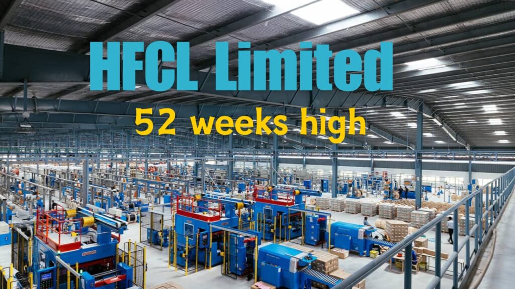 HFCL's shares have recently surged to a 52 weeks high